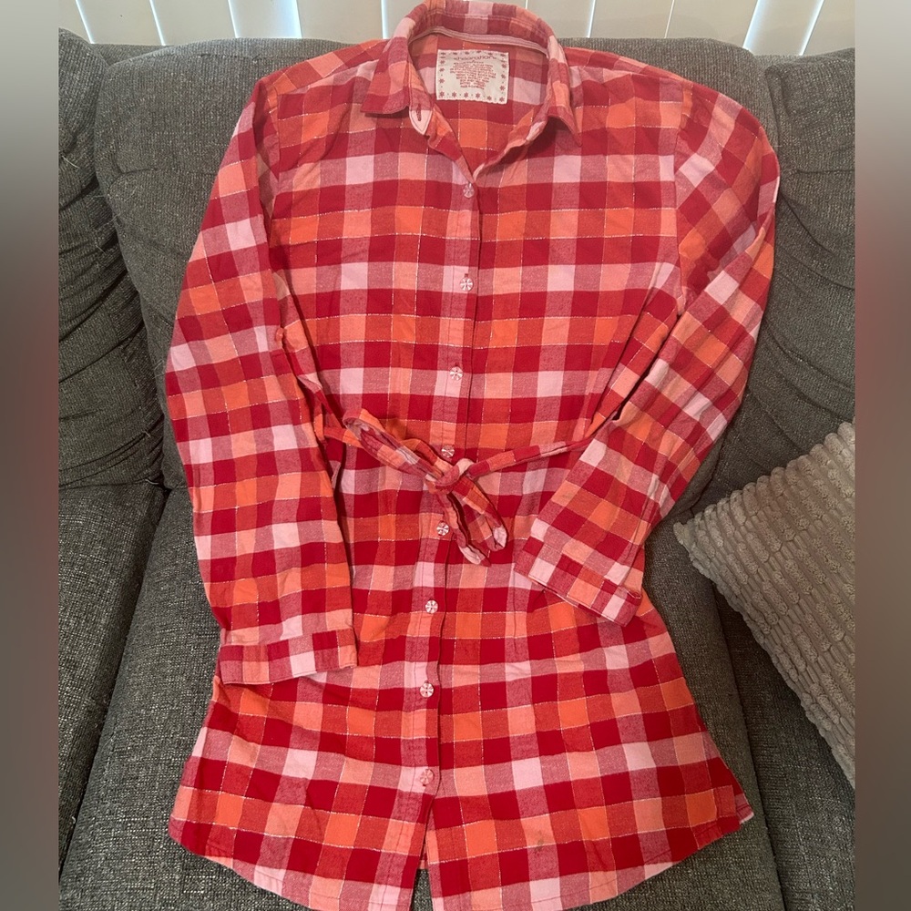 Red Plaid Women’s Lounge Wear